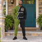 Stonemason matching top and jogger combo worn by an adult model