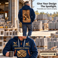 Blockmason Golden Craft Quarter Zip Hoodie Navy listing hero