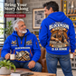 Blockmason Craft and Honor Quarter Zip Hoodie Blue listing hero