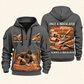 Bricklayer Once and Always Quarter Zip Hoodie Gray front and back