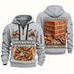 Bricklayer Lifelong Craft Quarter Zip Hoodie Light Grey front and back
