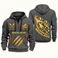 Bricklayer Craft in Motion Quarter Zip Hoodie Gray front and back