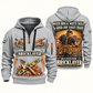 Bricklayer Built with Pride Quarter Zip Hoodie Light Grey front and back