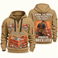 Bricklayer Respect the Craft Quarter Zip Hoodie Khaki front and back