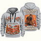 Bricklayer Respect the Craft Quarter Zip Hoodie Light Grey front and back