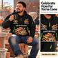 Bricklayer Skills Remain Quarter Zip Hoodie Black listing hero