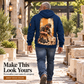 Stonemason Stonework Craft Quarter Zip Hoodie Navy listing hero