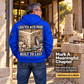 Stonemason Built to Last Quarter Zip Hoodie Blue listing hero