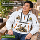 Stonemason Work with Purpose Quarter Zip Hoodie White listing hero