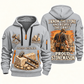Stonemason Respect the Craft Quarter Zip Hoodie Light Grey front and back