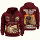 Stonemason Respect the Craft Quarter Zip Hoodie Wine Red front and back