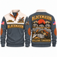 Blockmason Building Tomorrow Sports Sweatshirt Grey front and back