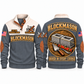 Blockmason Course Perfection Sports Sweatshirt Grey front and back