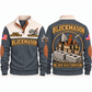 Blockmason Masonry Crew Sports Sweatshirt Grey front and back