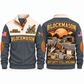 Blockmason Shift Finished Sports Sweatshirt Grey front and back