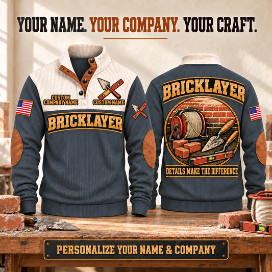 Bricklayer Built With Care Sports Sweatshirt Grey listing hero