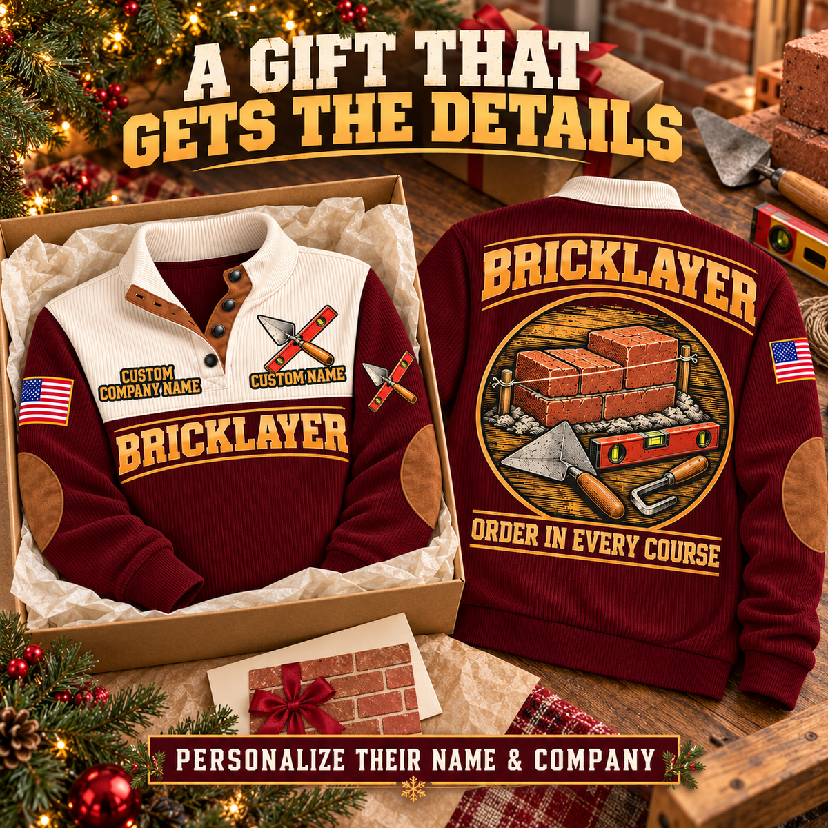 Bricklayer Course Perfection Sports Sweatshirt Jujube Red listing hero
