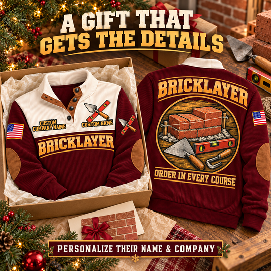 Bricklayer Course Perfection Sports Sweatshirt Jujube Red listing hero