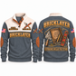 Bricklayer Knowledge Carried Forward Sports Sweatshirt Grey front and back