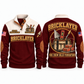Bricklayer Masonry Crew Sports Sweatshirt Jujube Red front and back