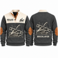 Bricklayer Measured Craft Sports Sweatshirt Grey front and back