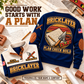Bricklayer Plan Check Build Sports Sweatshirt Navy listing hero