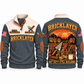 Bricklayer Shift Finished Sports Sweatshirt Grey front and back