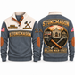 Stonemason Building Main Street Sports Sweatshirt Grey front and back