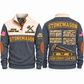 Stonemason Clean Courses Sports Sweatshirt Grey front and back