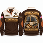 Stonemason Course Perfection Sports Sweatshirt Brown front and back
