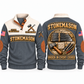 Stonemason Course Perfection Sports Sweatshirt Grey front and back