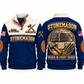 Stonemason Course Perfection Sports Sweatshirt Navy front and back