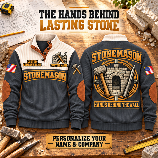 Stonemason Hands Behind the Wall Sports Sweatshirt Grey listing hero