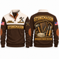Stonemason Knowledge Carried Forward Sports Sweatshirt Brown front and back