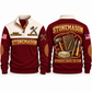 Stonemason Knowledge Carried Forward Sports Sweatshirt Jujube Red front and back