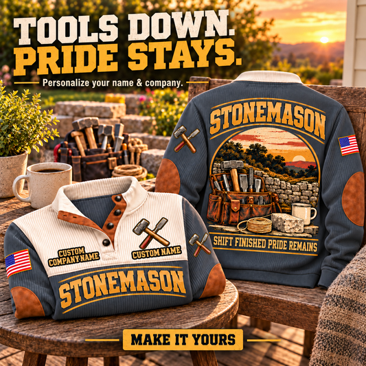 Stonemason Shift Finished Sports Sweatshirt Grey listing hero