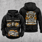 Blockmason Heritage Crest Vintage Hoodie Black front and back