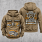 Blockmason Heritage Crest Vintage Hoodie Kaki front and back