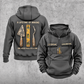 Blockmason Lifetime of Making Vintage Hoodie Dark Gray front and back