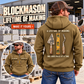 Blockmason Lifetime of Making Vintage Hoodie Khaki listing hero