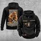Blockmason Ready Every Day Portrait Vintage Hoodie Black front and back