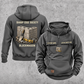 Blockmason Sharp Edge Society Vintage Hoodie Dark Gray front and back