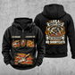 Bricklayer Heritage Crest Vintage Hoodie Black front and back