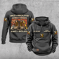 Bricklayer Once and Always Vintage Hoodie Dark Gray front and back