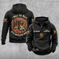 Bricklayer Walk the Walk Badge Vintage Hoodie Black front and back