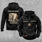 Stonemason Sharp Edge Society Vintage Hoodie Black front and back