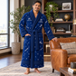 Personalized Mechanic Bathrobe - Night Shift lifestyle view