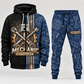 mechanic full-zip hoodie and matching joggers - navy catalog view