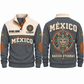 Raíces Eternas personalized Mexican Pride sports sweatshirt in Grey, front and back design