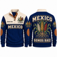 Somos Raíz personalized Mexican Pride sports sweatshirt in Navy, front and back design
